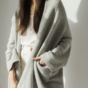 Bare Knitwear Alpaca Coat